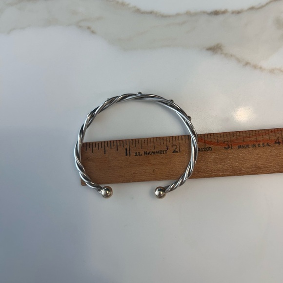 Cape Cod Eden sterling Silver and Gold Twisted Bracelet - Picture 3 of 3